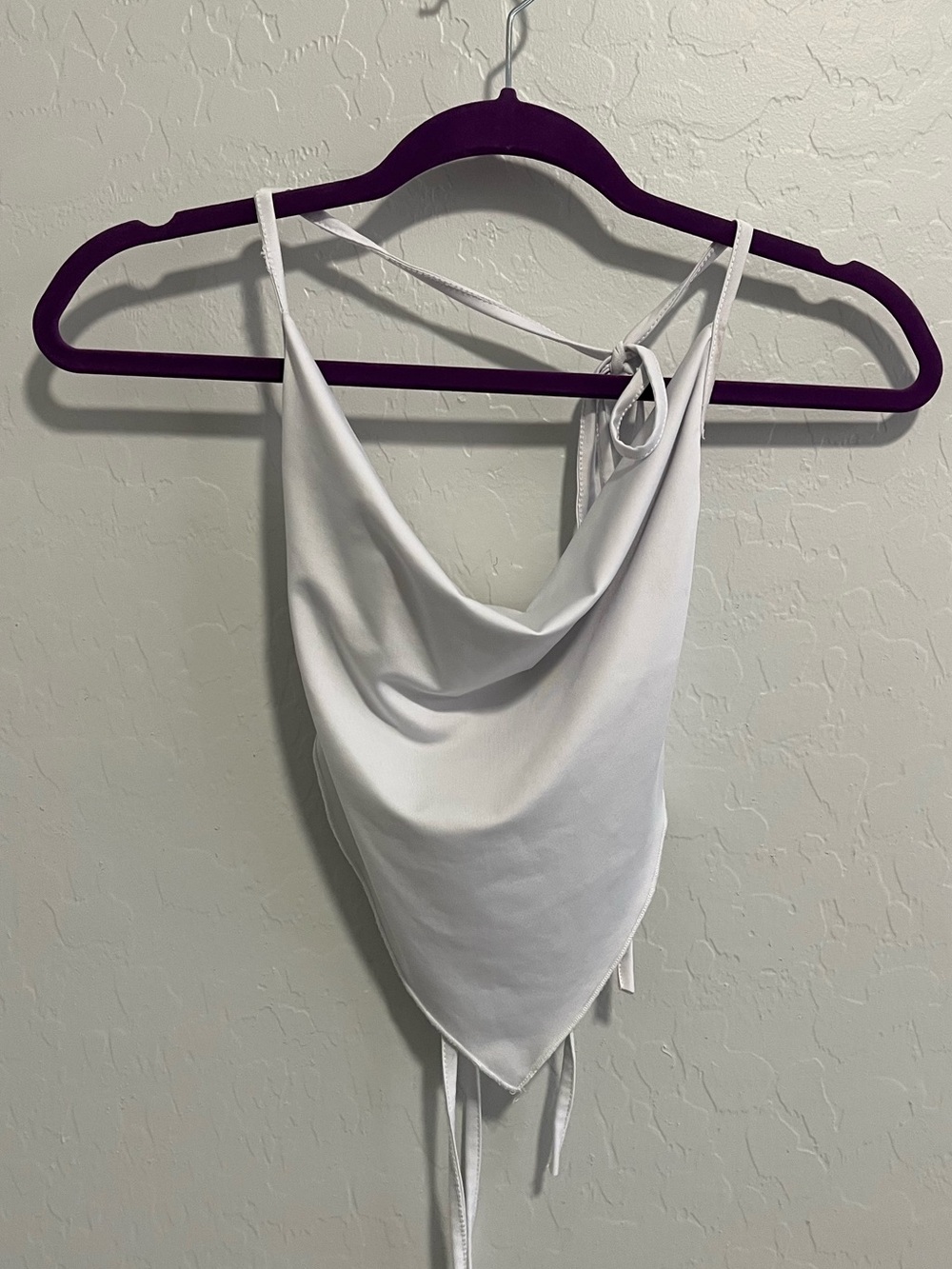 Backless Scoop-Neck Halter Top